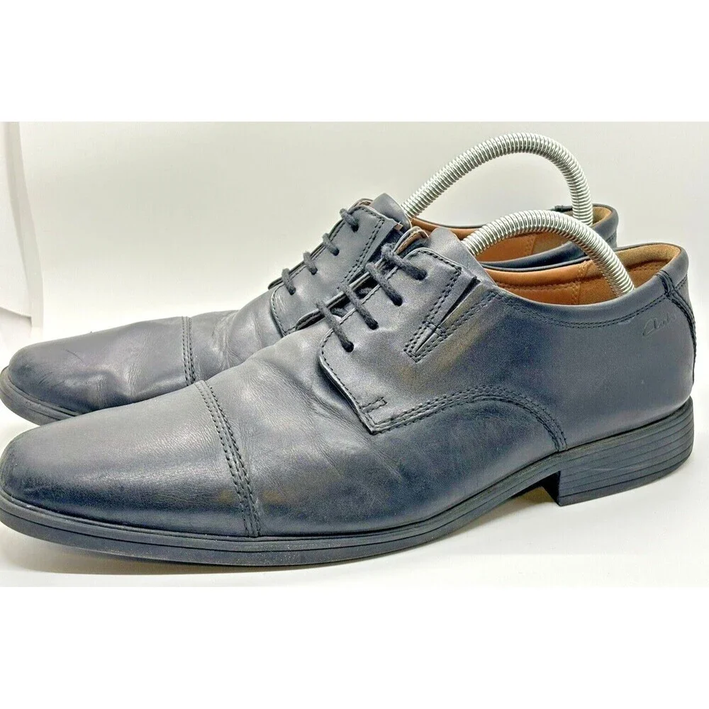 Clarks 15770 Narrative Tilden Cushion Plain Toe Dress Oxfords shoes Men's 11M